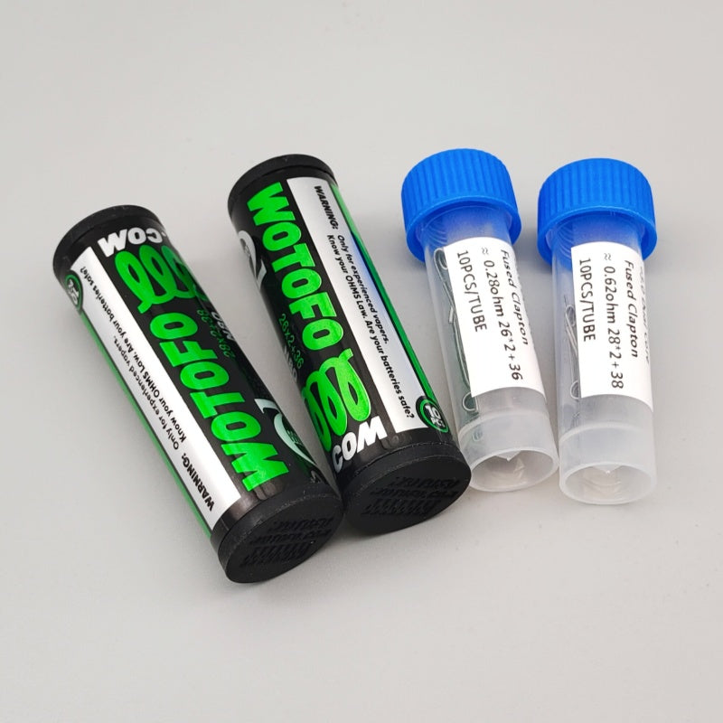Clapton Wire Pre Built - Ni80 Çift Çekirdekli Füzyonlu Clapton Isıtma