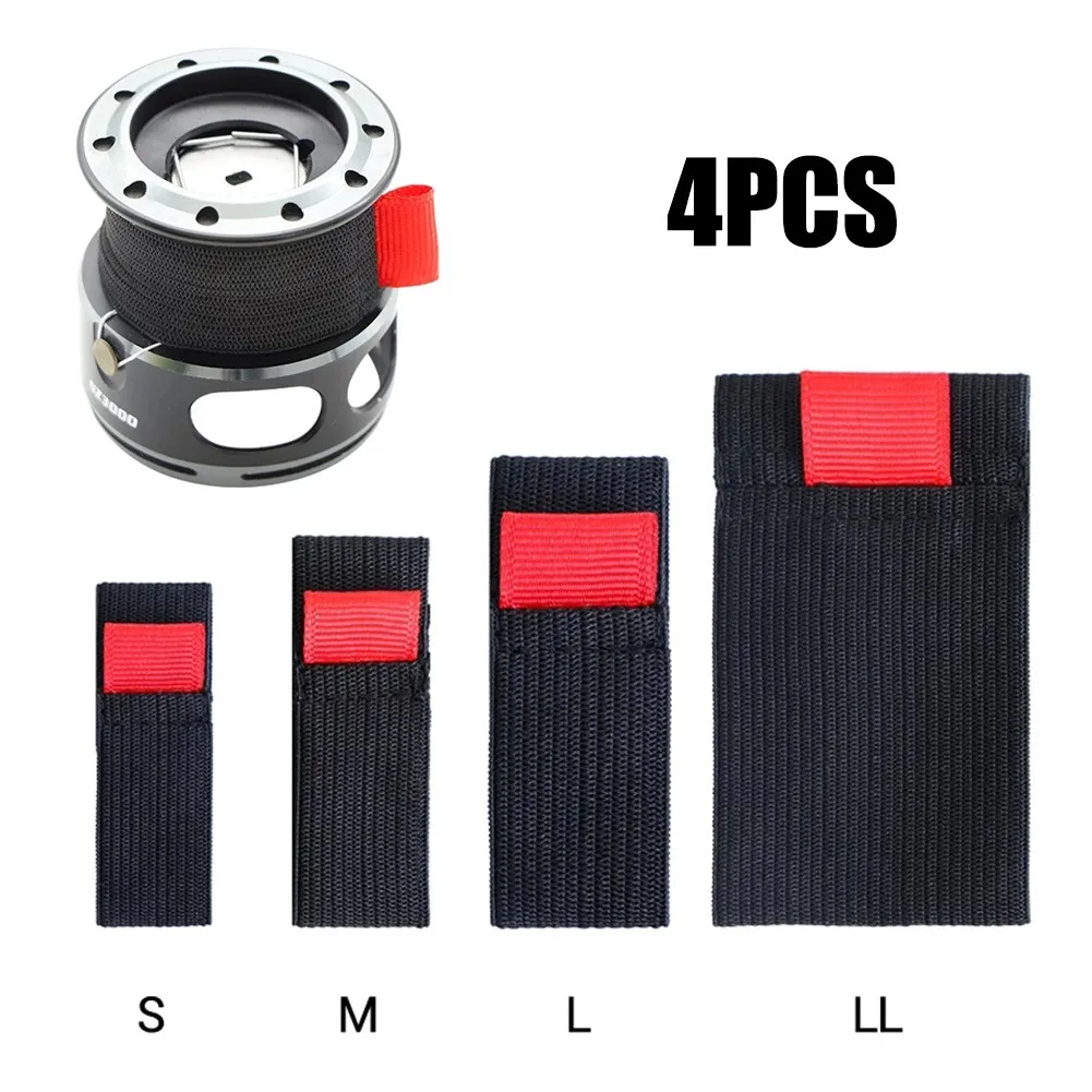 Mesh Coil Strip - 4 adet siyah + kırmızı S