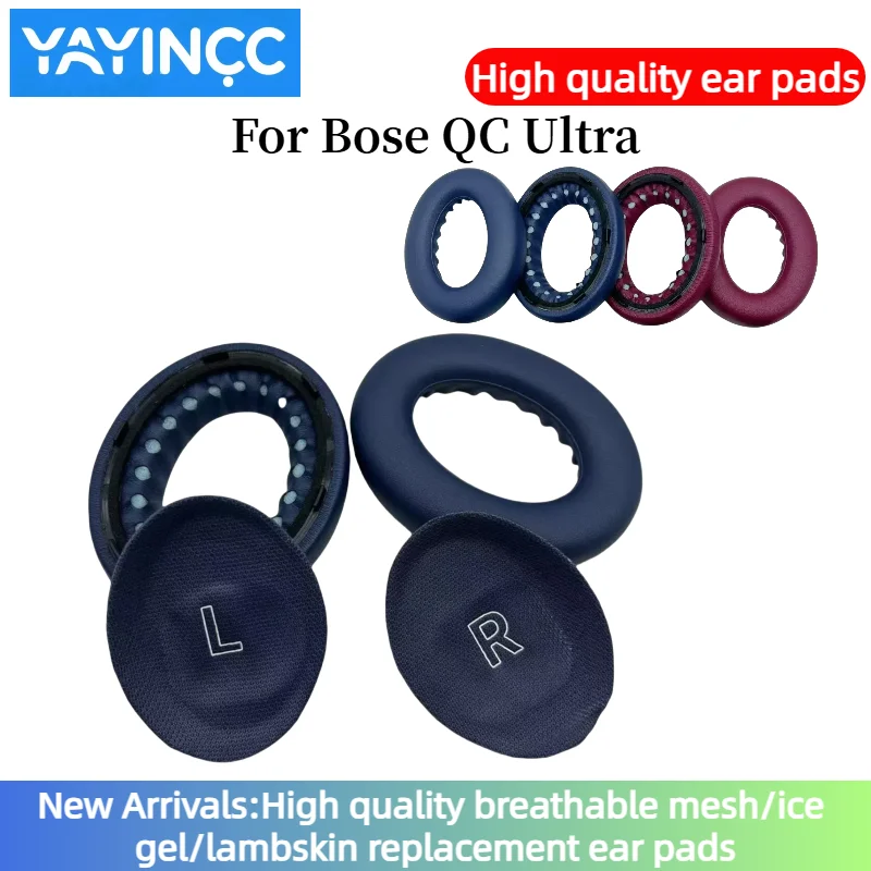 Bose Headphone Qc Ultra - YAYINCC Yedek Proteinli Deri Hafızalı Sünger