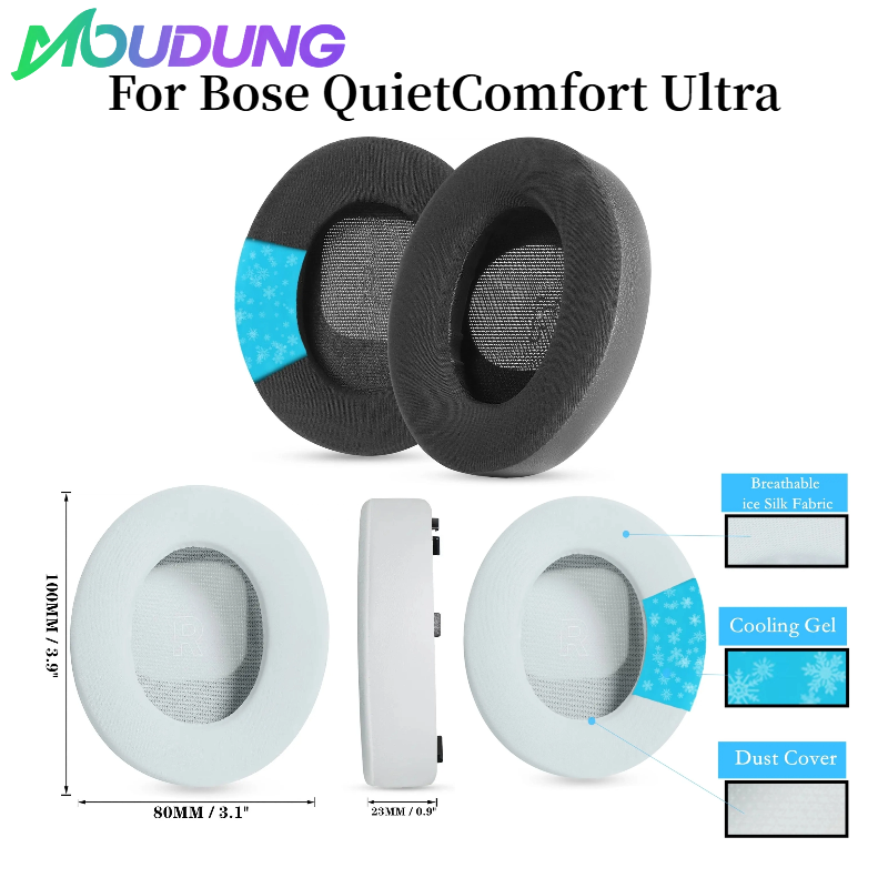 MOUDUNG Soğutma Jeli Kulak Ped - Bose Headphone Qc Ultra incelemesi ve fiyatı