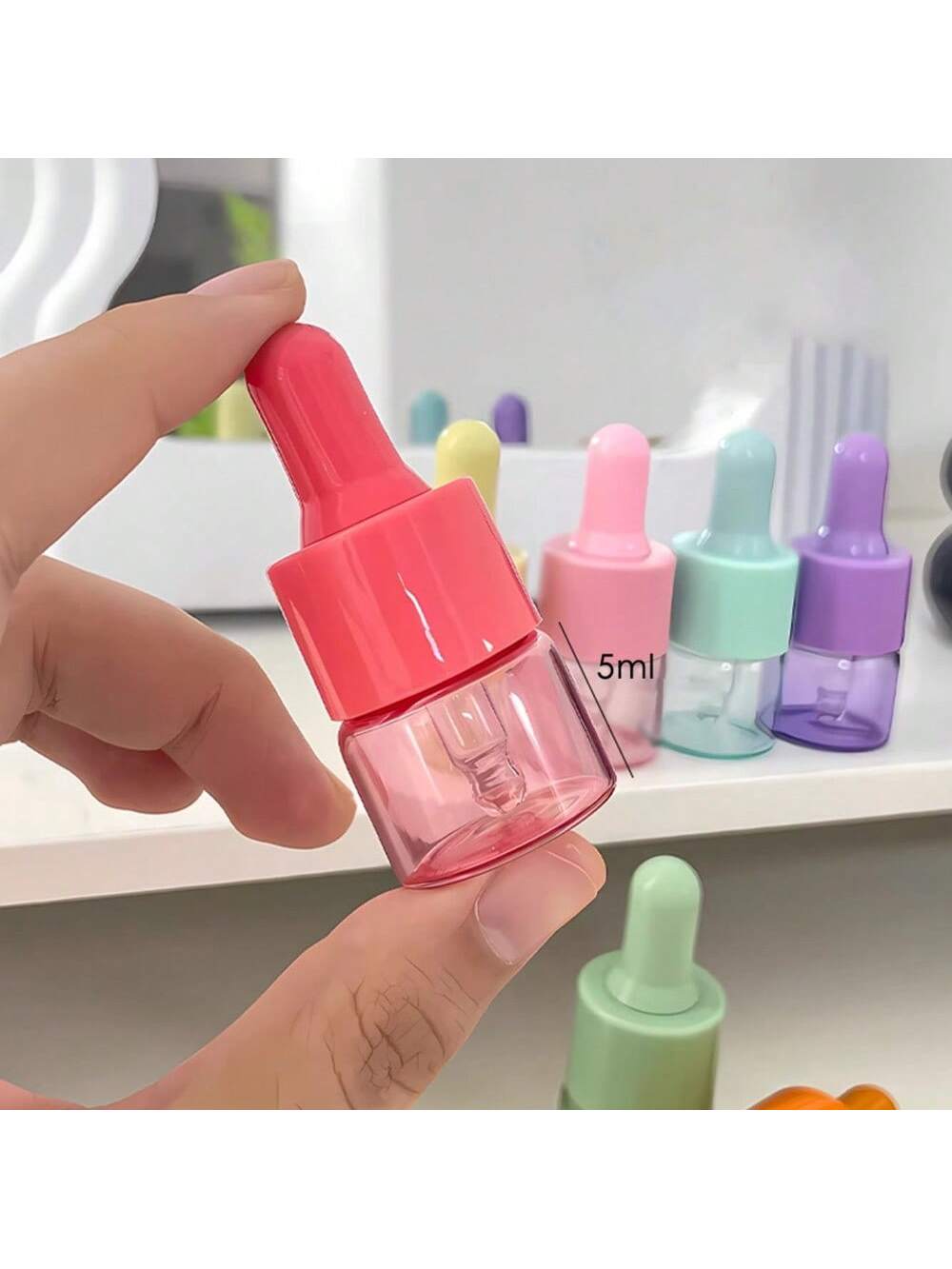 5 Adet 5ml 10ml Renkli Cam Dam - Juice Bottle Dropper incelemesi ve fiyatı
