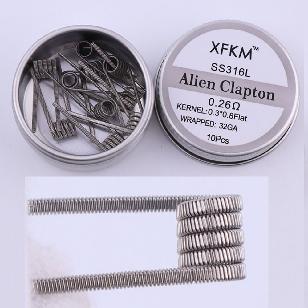 SS316L 10 adet/kutu önceden ha - Clapton Wire Pre Built incelemesi ve fiyatı