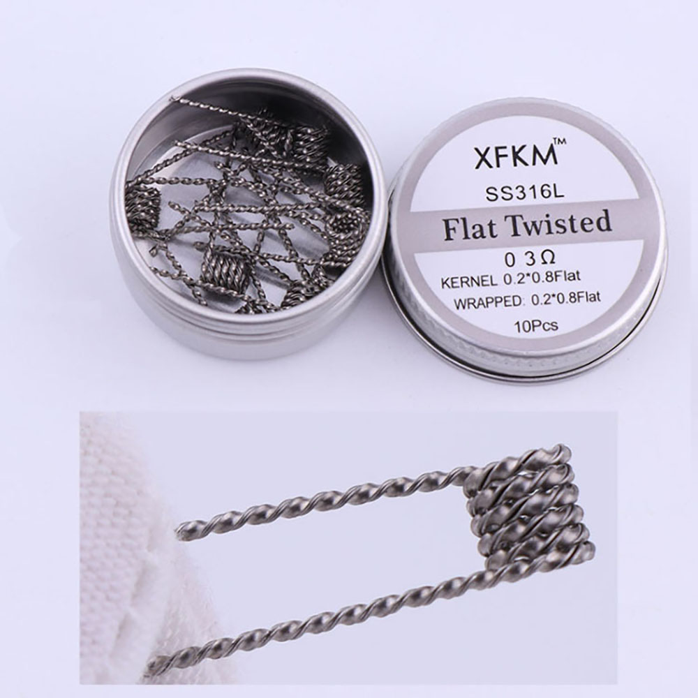 SS316L 10 adet/kutu önceden ha - Clapton Wire Pre Built incelemesi ve fiyatı