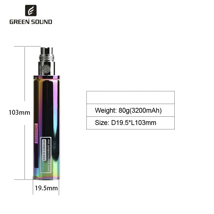 GS Ego 3 III 3200mAh Pil Vaper - Vape Accessory incelemesi ve fiyatı