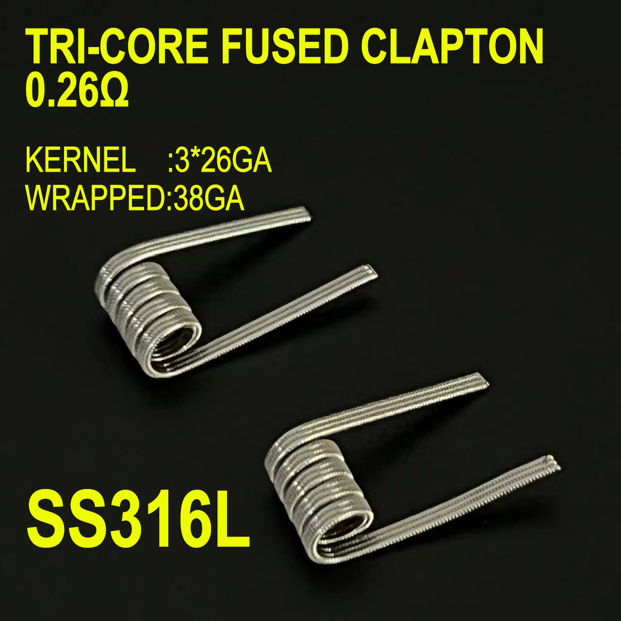 Bahar direnci ID 3.0mm 0.22 0. - Clapton Wire Pre Built incelemesi ve fiyatı