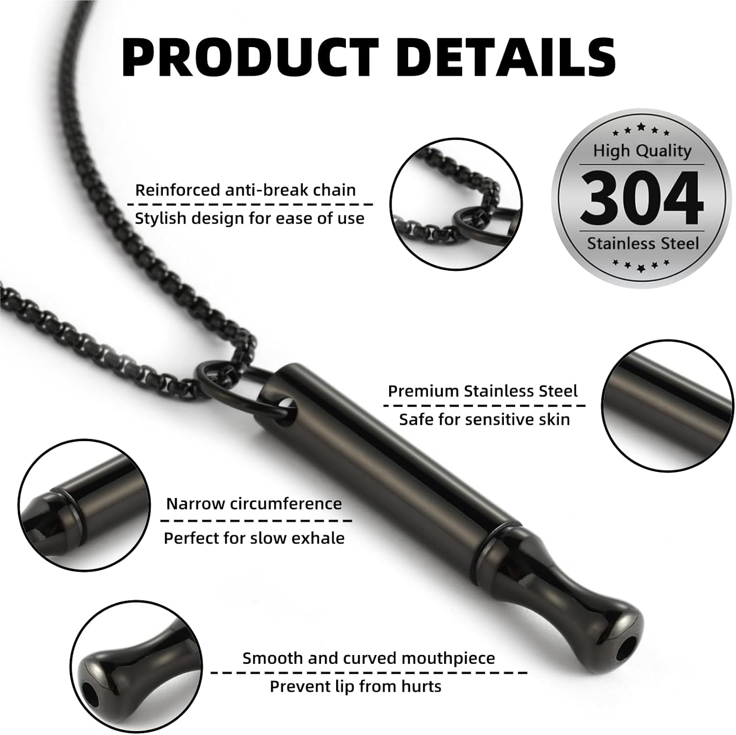 Titanyum Çelik Nefes Kolyesi,  - Vape Accessory incelemesi ve fiyatı