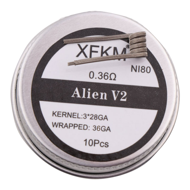 Yeni XFKM NI80/A1/SS316L 10 ad - Clapton Wire Pre Built incelemesi ve fiyatı
