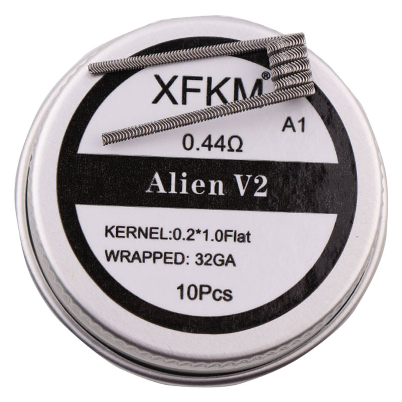Yeni XFKM NI80/A1/SS316L 10 ad - Clapton Wire Pre Built incelemesi ve fiyatı
