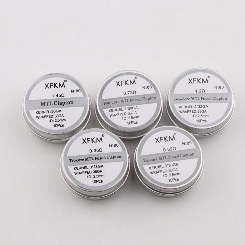 Yeni XFKM 10 adet/kutu NI80/A1 - Clapton Wire Pre Built incelemesi ve fiyatı
